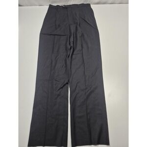 John Alexander Suit Pants Mens 34x36 Gray 100% Wool Pleated Unhemmed NWT